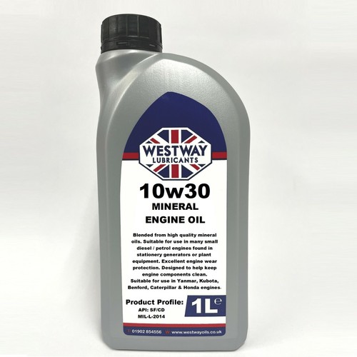 10w30 mineral generator oil - 1l,