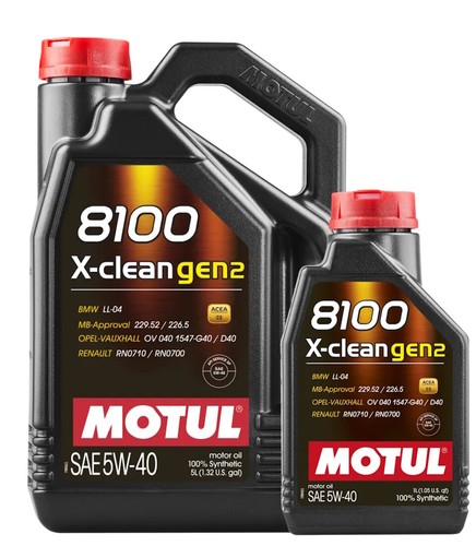 Motul 8100 clean gen2 5w40 - motul, x-clean