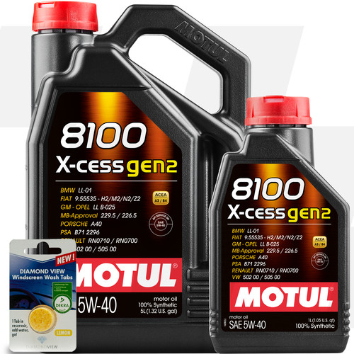 Motul 8100 cess gen2 5w40 - motul, x-cess