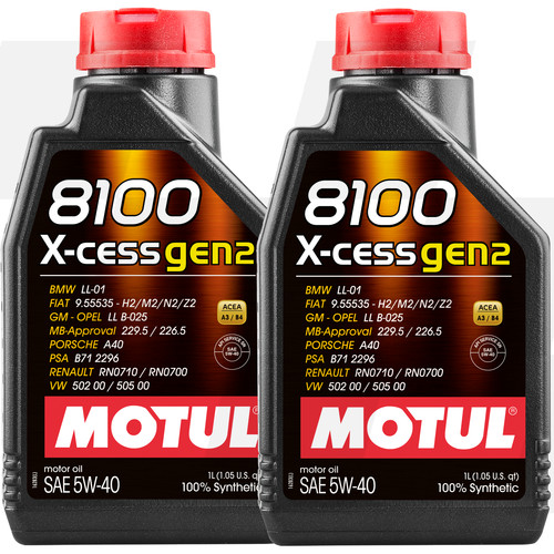 Motul 8100 cess gen2 40 - x-cess, 5w-40