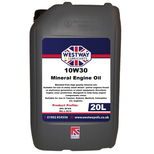 10w30 mineral generator oil - 10w30,