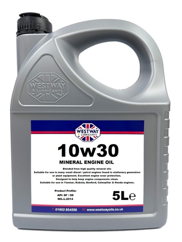 10w30 mineral generator oil - 5l,