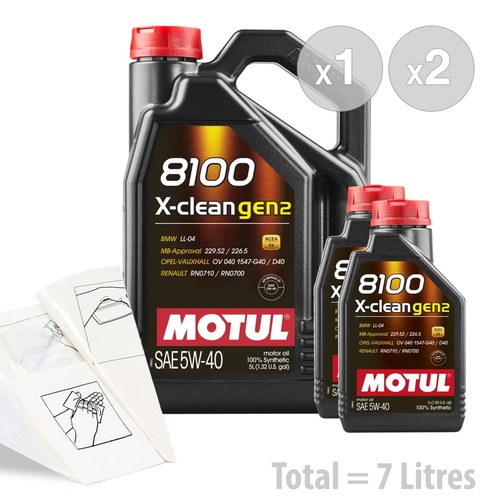 Motul 8100 clean - x-clean, 5w-40